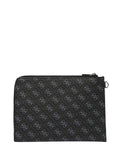 GUESS ACC U PRE Pochette a mano Milano medium nero
