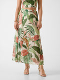 GUESS APP D COL Gonna new romana fantasia foglie MARRONE MLT