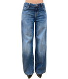GUESS APP D COL Jeans baggy low rise blu