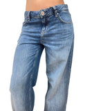 GUESS APP D COL Jeans baggy low rise blu
