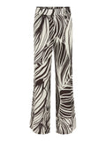 GUESS APP D COL Pantaloni Bastienne wide leg fantasia zebra B.CO/MARRONE
