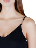 GUESS APP D COL Canotta New Caroline logo tank nero