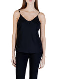 GUESS APP D COL Canotta New Caroline logo tank nero