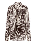 GUESS APP D COL Camicia Bastienne fantasia zebrata verde