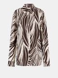 GUESS APP D COL Camicia Bastienne fantasia zebrata verde