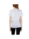 GUESS APP D COL T-shirt pocket logo bianco