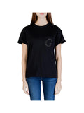 GUESS APP D COL T-shirt pocket logo nero