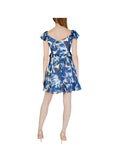 GUESS APP D COL Abito Orsola Flare blu