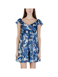 GUESS APP D COL Abito Orsola Flare blu