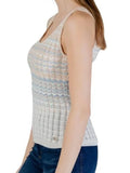 GUESS APP D COL Top in maglia Rosalyn CELES/BEIGE