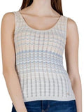 GUESS APP D COL Top in maglia Rosalyn CELES/BEIGE