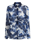 GUESS APP D COL Camicia Clouis fantasia fiori BLU MLT