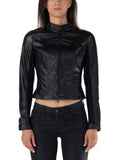 GUESS APP D PRE Giubbino ecopelle new fiammetta nero