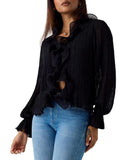 GUESS APP D PRE Camicia Faye nero