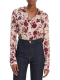 GUESS APP D PRE Camicia a fiori clouis rosa