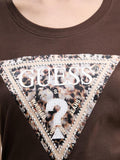GUESS APP D PRE T-shirt Leo triangle CAFFE