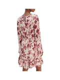 GUESS APP D PRE Abito plissettato Ilenia a fiori rosa