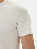 GUESS APP U COL T-shirt triangle logo Hd multicolor bianco