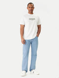 GUESS APP U COL T-shirt logo contrast bianco