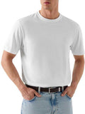 GUESS APP U COL T-shirt basic small patch logo in cotone modal bianco