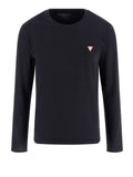 GUESS APP U PRE T-shirt manica lunga core tee blu