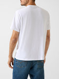 GUESS APP U PRE T-shirt logo su manica bianco