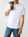 GUESS APP U PRE T-shirt logo su manica bianco