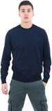 GUESS APP U PRE Maglioncino girocollo kadir tech blu