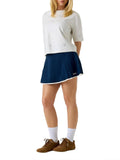 GUESS ATH D COL T-shirt Silvy bianco