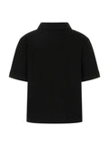 GUESS ATH D COL Polo Silvy boxy nero