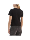 GUESS ATH D PRE T-shirt octavia logo nero
