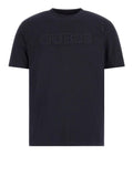 GUESS ATH U COL T-shirt Alphy basic blu