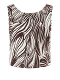 GUESS U.WEAR D COL Top zoe leaf knot crop top B.CO/MORO