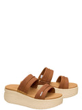 HEY DUDE D Ciabatte austin slide classic platform cognac