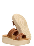 HEY DUDE D Ciabatte austin slide classic platform cognac