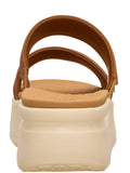 HEY DUDE D Ciabatte austin slide classic platform cognac