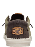 HEY DUDE U Scarpe wally braided OLIVA