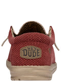 HEY DUDE U Scarpe wally braided rosso