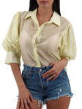Camicia manica a palloncino