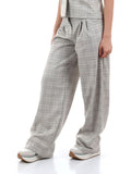 I AM DRSS-FNTSY Pantalone a quadri beige