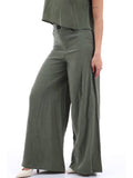 I AM FSHN-WY Pantalone gamba ampia militare