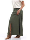 I AM FSHN-WY Gonna lunga in tencel militare
