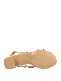 I AM MRY&C Sandalo con tacco basso beige