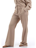 I AM NW-FD Pantaloni wide leg cammello