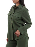I AM NW-FD Overshirt camicia con tasconi militare