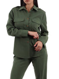 I AM NW-FD Overshirt camicia con tasconi militare