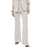 IMPERIAL D Pantaloni palazzo grigio perla da completo GRIGIO PERLA