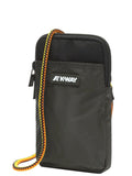 K-WAY U Portacellulare Vitree VERDE MILITARE