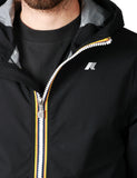 K-WAY U Giubbotto jack stretch nero
