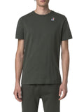 K-WAY U T-shirt Leonide VERDE MILITARE